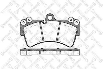 Комплект тормозных колодок, дисковый тормоз STELLOX купить